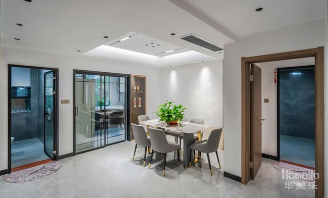 146㎡四居改大三居，主臥加入衣帽間，享受來自大套房的舒適